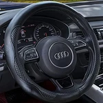 Haokay Heavy Duty Pure Cowhide Steering Wheel Cover, Genuine BLACK-3. Fixed Price $37.69.