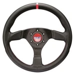 Sparco Steering Wheel R383 Champion Black Leather / Red Stiching. Fixed Price $432.77.
