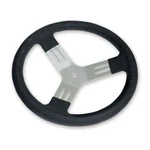 Longacre 52-56830 13" Aluminum Kart Dished Steering Wheel Black Grip. Fixed Price $90.63.