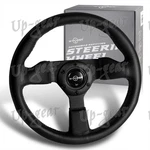 Black Premium Leather Grip W-power 305MM 12" Spoke 6-HOLE Steering Wheel. Fixed Price $89.50.