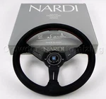 Nardi Steering Wheel Deep Dish Corn 330 Mm Black Suede Leather Classic Horn. Fixed Price $475.66.