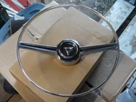 1966 Dodge Charger Coronet Steering Wheel Center Chrome Horn 2643686. Fixed Price $50.00.