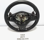 08-13 Oem Bmw M3 E90 E92 E93 Dct Sport Steering Wheel Leather W/ Shifters *. Fixed Price $400.00.