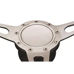 Lecarra Steering Wheels Horn Button Aluminum Polished For Each 3222. Fixed Price $66.95.