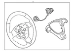 Genuine Volkswagen Steering Wheel 3QF-419-091-G-81U. Fixed Price $73.36.
