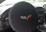Seat Armour -black Steering Wheel Cover W/ Corvette C6 Embroidery SWA100COR6. Fixed Price $32.95.