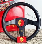 Momo Leather Steering Wheel Size 320 Honda, Bmw, Vw KBA70142 1997 Made Italy. Fixed Price $139.99.