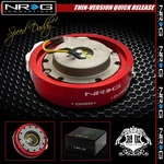 Universal Nrg Steering Wheel 6-HOLE Thin Version Quick Release Adaptor Kit Red. Fixed Price $114.00.