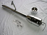 Chrome 30" Tilt Steering Column Floor Shift + Gm 9 Hole Adapter Street Rod. Fixed Price $1166.50.