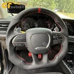Full Leather Heated Steering Wheel For Dodge Challenger Charger Durango 15+. Fixed Price $269.00.