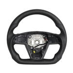 Full Black Leather Steering Wheel For Tesla Model X 2021-2025 W/heated. Fixed Price $275.08.