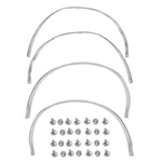 1967 1968 Mustang Wheel Opening Trim Molding Front+rear+right+left 4 Pcs Set. Fixed Price $199.99.