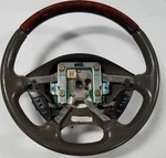 2000 2001 2002 Lincoln Ls Steering Wheel Tan Wood Grain Switches XW4A-3F563-CHW. Fixed Price $59.95.