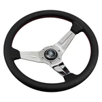 Nardi Steering Wheel Deep Corn Black Perforated Leather Polished Spokes 350MM. Fixed Price $514.45.