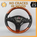 09-12 Mercedes R230 SL550 SL600 Steering Wheel Wood W/paddle Shifters Black Oem. Fixed Price $291.23.