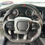 Real Carbon Fiber Sport Steering Wheel Fit 2015-2022 Chrysler 300C Red Line. Fixed Price $249.00.