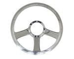 Billet Specialties 14IN Anthem Steering Wheel Half Wrap. Fixed Price $264.53.