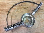1964 Chevrolet Impala Ss Steering Wheel Chrome Horn Trim Gm 9740492. Fixed Price $65.00.