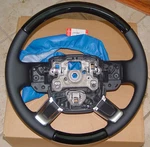 Range Rover & Sport L405 L494 Grand Black Wood Leather Heated Steering Wheel. Fixed Price $2892.70.