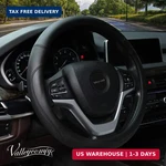 Valleycomfy Microfiber Leather Steering Wheel Cover Universal 15 Inch (black). Fixed Price $29.98.