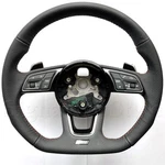 Audi RS4 RS5 RS3 A4 A5 A3 Q2 B9 8Y Line Flat Bottom Steering Wheel. Fixed Price $811.94.