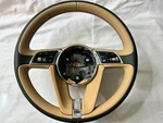 New Linen Oem Bentley Bentayga Flying Spur Gtc 2017+ Leather Steering Wheel. Fixed Price $1700.00.