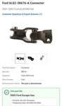 Genuine Ford Oe Connector 6L8Z-3B676-A. Fixed Price $40.00.