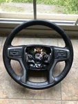 Oem 19-23 Chevy Silverado Tahoe Suburban Gmc Black Gray Leather Steering Wheel. Fixed Price $145.00.