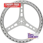 Quickcar 68-005, One Natural Aluminum 15IN Steering Wheel L/w Raw Perfo. Fixed Price $154.30.