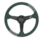 3-SPOKE 20 Steering Wheel Year Anniversary Emerald Perforated Leather. Fixed Price $404.25.