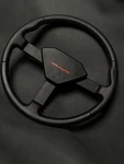 Toyota AE86 MR2 AW11 Steering Wheel Twin Cam 16 Black Leather Red Stitch Oem. Fixed Price $400.00.