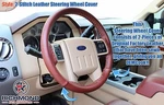 2009 2010 F-250 F-350 King Ranch Leather Steering Wheel Cover 2-STITCH Style. Fixed Price $142.28.