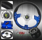 320MM Accord Prelude Drifting Steering Wheel Bk/bl+ Adapter Hub Horn Button. Fixed Price $39.99.