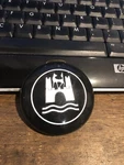 1GENUINE Oem Vw Wolfsburg Crest Emblem Horn Button Bug Beetle 1960-1971 Original. Fixed Price $24.95.