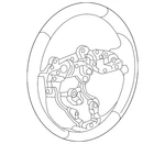 Genuine Mazda Steering Wheel KN1B-32-982A-02. Fixed Price $565.74.