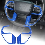 Abs Blue Car Steering Wheel Button Frame Cover For Toyota Tundra/sequoia 2022-25. Fixed Price $21.99.