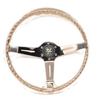 New Nrg Matsuri Steering Wheel 350MM Rose Gold Center Clear Halo RST-027RG-CL. Fixed Price $220.00.
