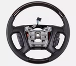 2011-2012 Gmc Acadia Leather & Wood Ebony Steering Wheel 20921238 W/switches. Fixed Price $99.95.