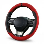 Suede & Napa Leather Steering Wheel Cover For Women, Universal Fit Red. Fixed Price $38.87.