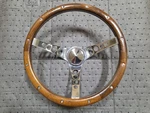 Vintage 1960'S 1970'S Superior Performance "the 500" Wood Steering Wheel 13.5". Fixed Price $249.99.