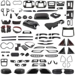 ??carbon Fiber Interior Steering Wheel Console Cover Trims For Chrysler 300/300C. Fixed Price $24.99.