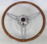 Chevelle Camaro Nova Impala Gt 9 Hole Wood Steering Wheel Red/black Center 15". Fixed Price $329.95.