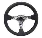 Nrg RST-036DC-R Reinforced Steering Wheel 350MM/3IN. Deep Blk Leather W/hydr. Fixed Price $183.95.