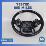Lr Range Rover Sport L494 Leather Heated Steering Wheel W/ Switches Oem 80K. Fixed Price $149.40.