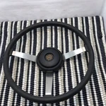 1980-1995 Jeep Wrangler Cherokee Steering Wheel Yj Cj Xj Black Horn Pad Button. Fixed Price $137.50.