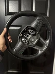 Good Cond 2015-2022 Dodge Charger Challenger Black Leather Steering Wheel. Fixed Price $50.00.