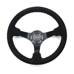 Nrg Innovatios 350MM Deep Dish Steering Wheel Suede Solid Spoke 3". Fixed Price $217.98.
