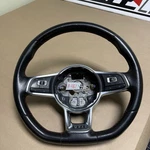 2015-2017 MK7 Vw Gti Steering Wheel Manual Blk Leather Multi Function Oem. Fixed Price $224.98.