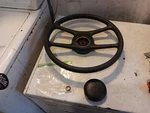 1984 - 1988 Pontiac Fiero Spoke Steering Wheel Black With Horn Button 17980353. Fixed Price $95.00.