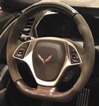 C7 Stingray Z06 Grand Sport ZR1 Corvette Steering Wheel Suede Carbon Stitch. Fixed Price $2160.00.